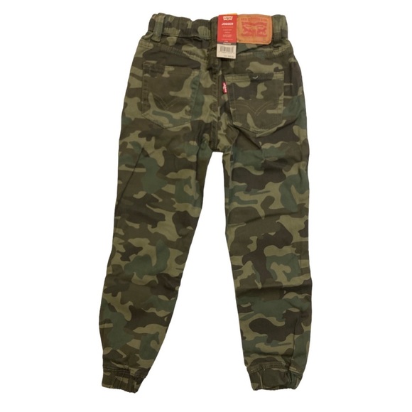 Levi's Youth Boy's Elastic Stretch Twill Jogger with Pockets (Green Camo) 12 - Picture 2 of 5